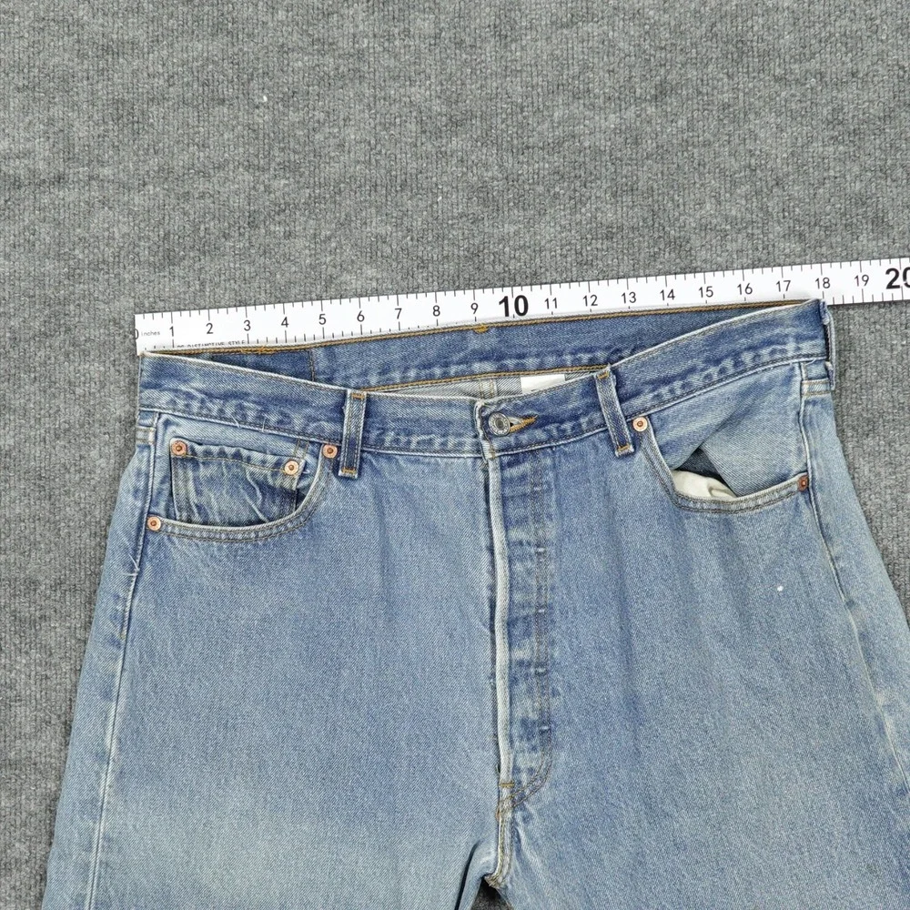 Vintage‎ Levis 501 XX Jeans Men 36x32 Blue Straight Button Fly Classic